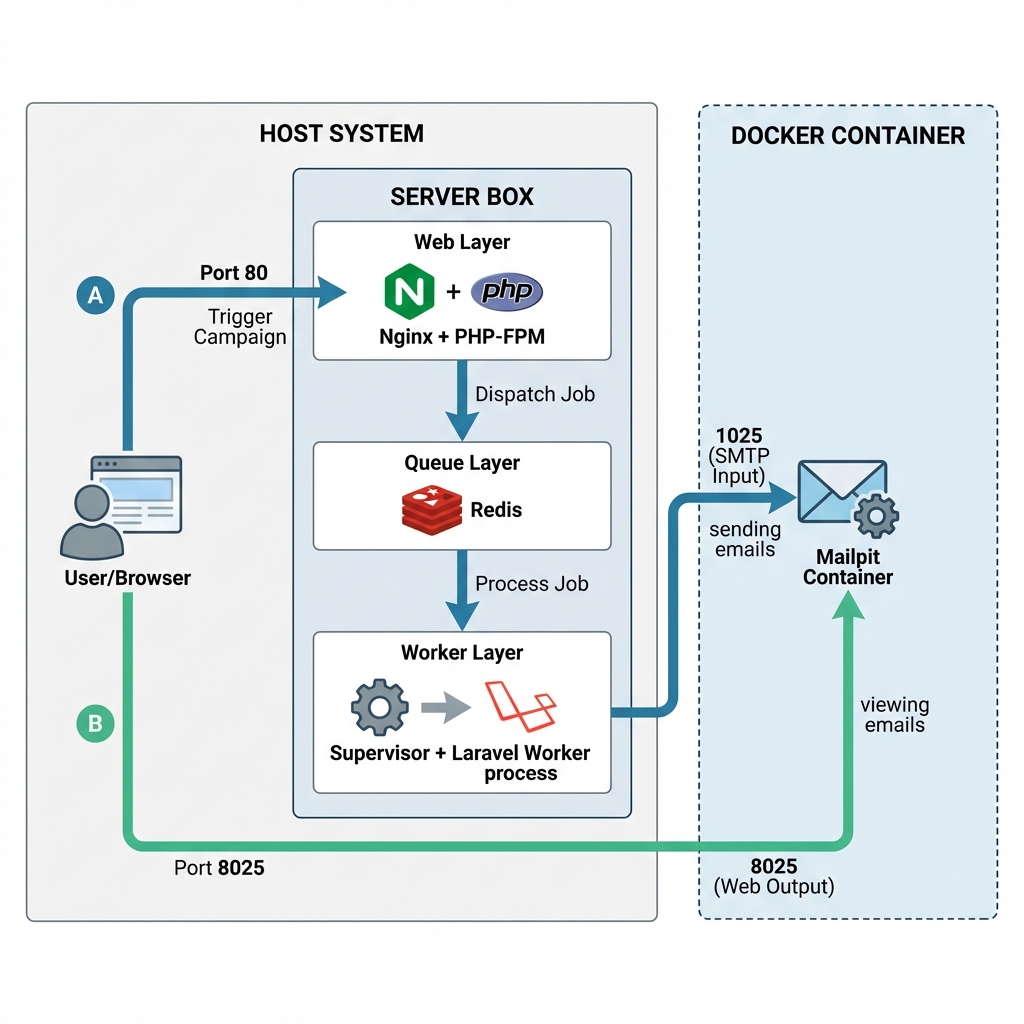 Servicios de Email y Dockerización